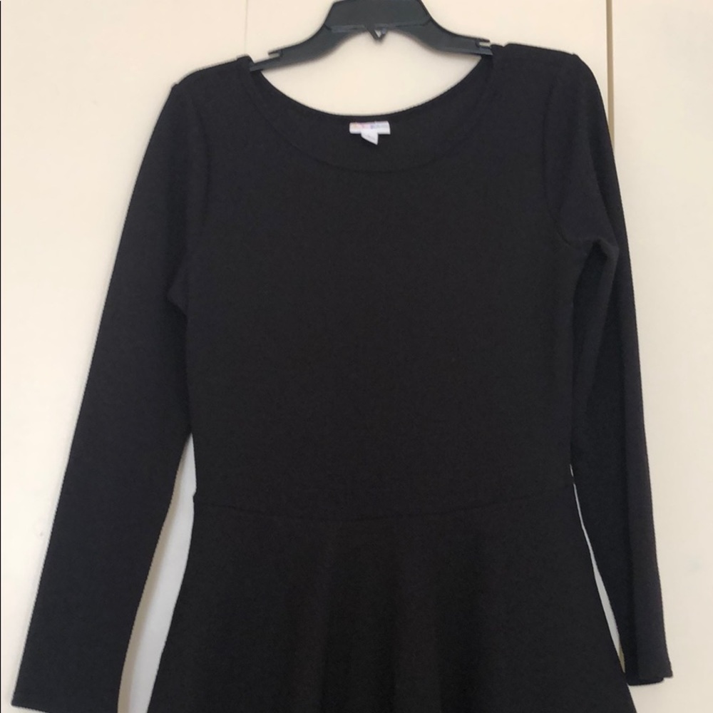 Large black dress